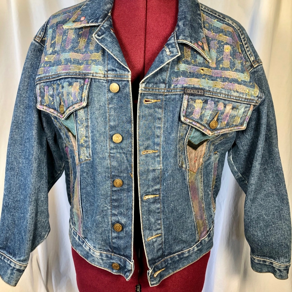 VTG Georges Marciano Custom Denim Jacket